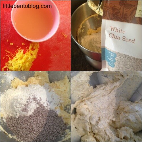 lemon and chia seeds cupcake 1