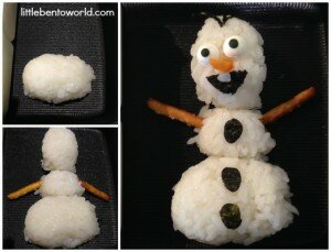 Olaf rice balls