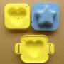 heart and star egg molds
