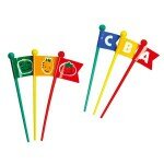 Vegetable Flag Food Picks