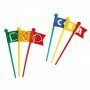 Vegetable Flag Food Picks
