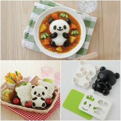 Panda Sandwich Cutter and Rice Mold 3