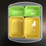 Sandwich Container with food cups