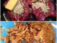 Budget Friendly Lunchbox Idea - Slow cooker Shredded Beef